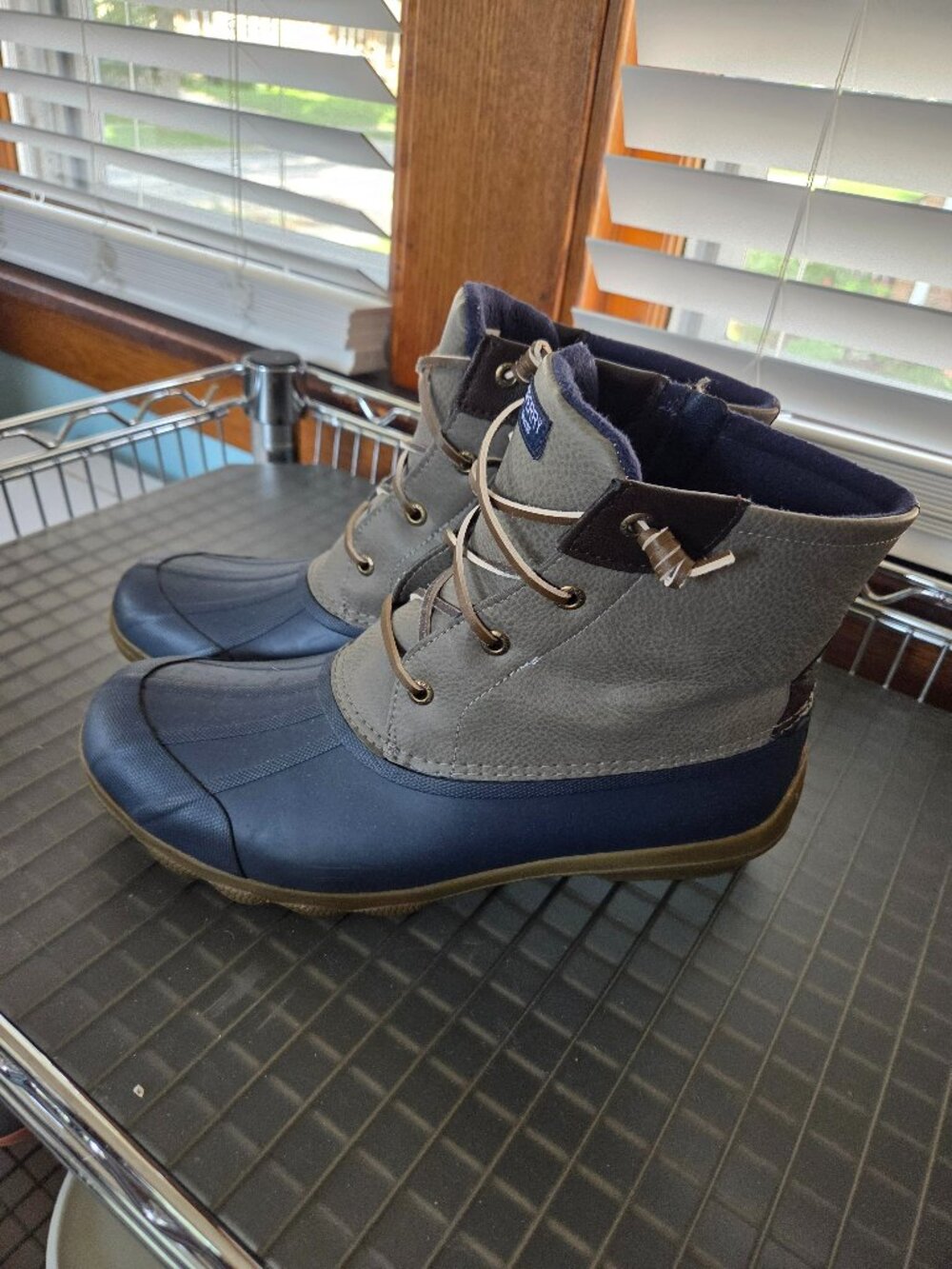 Sperry Women's Syren Gulf Rubber Ankle Rainboots size 11